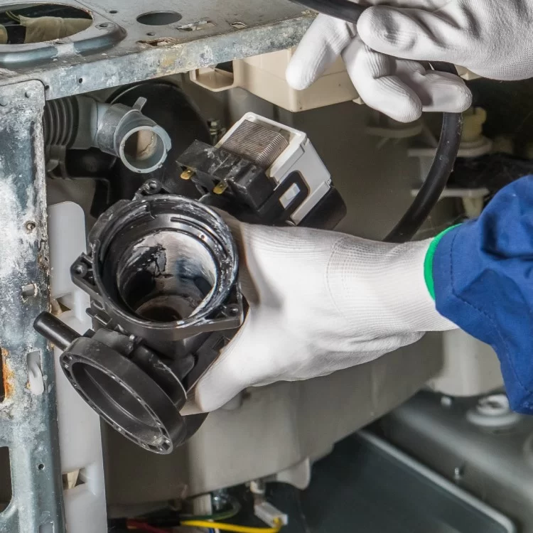 Wasmachine verstopt